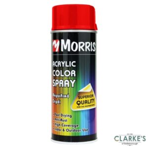 large morris acrylic spray paint RAL 3020 traf red