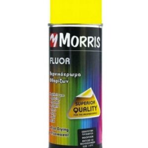 morris spray vafis fthorizon fluorescent lacquer kitrino 400ml 28534