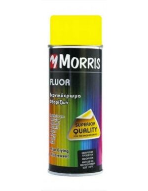 morris spray vafis fthorizon fluorescent lacquer kitrino 400ml 28534