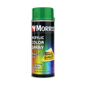 morris σπρει βαφης ακρυλικο gloss emerald green ral 6001 400ml